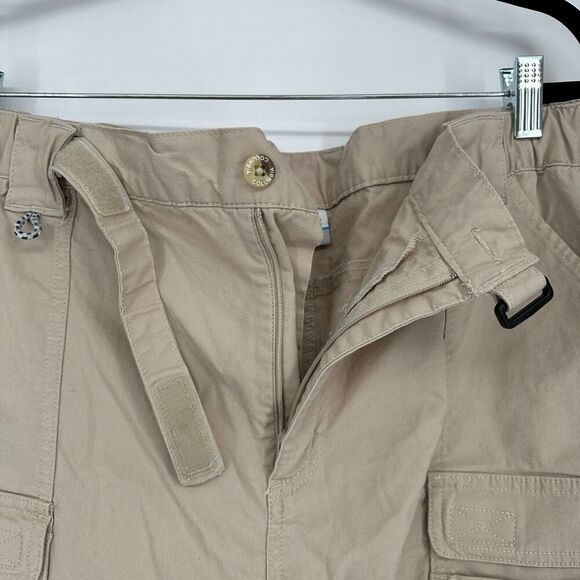 Columbia PFG Womens Cargo Shorts Size 2X Tan Fishing Hiking Outdoors Camping - Picture 5 of 12